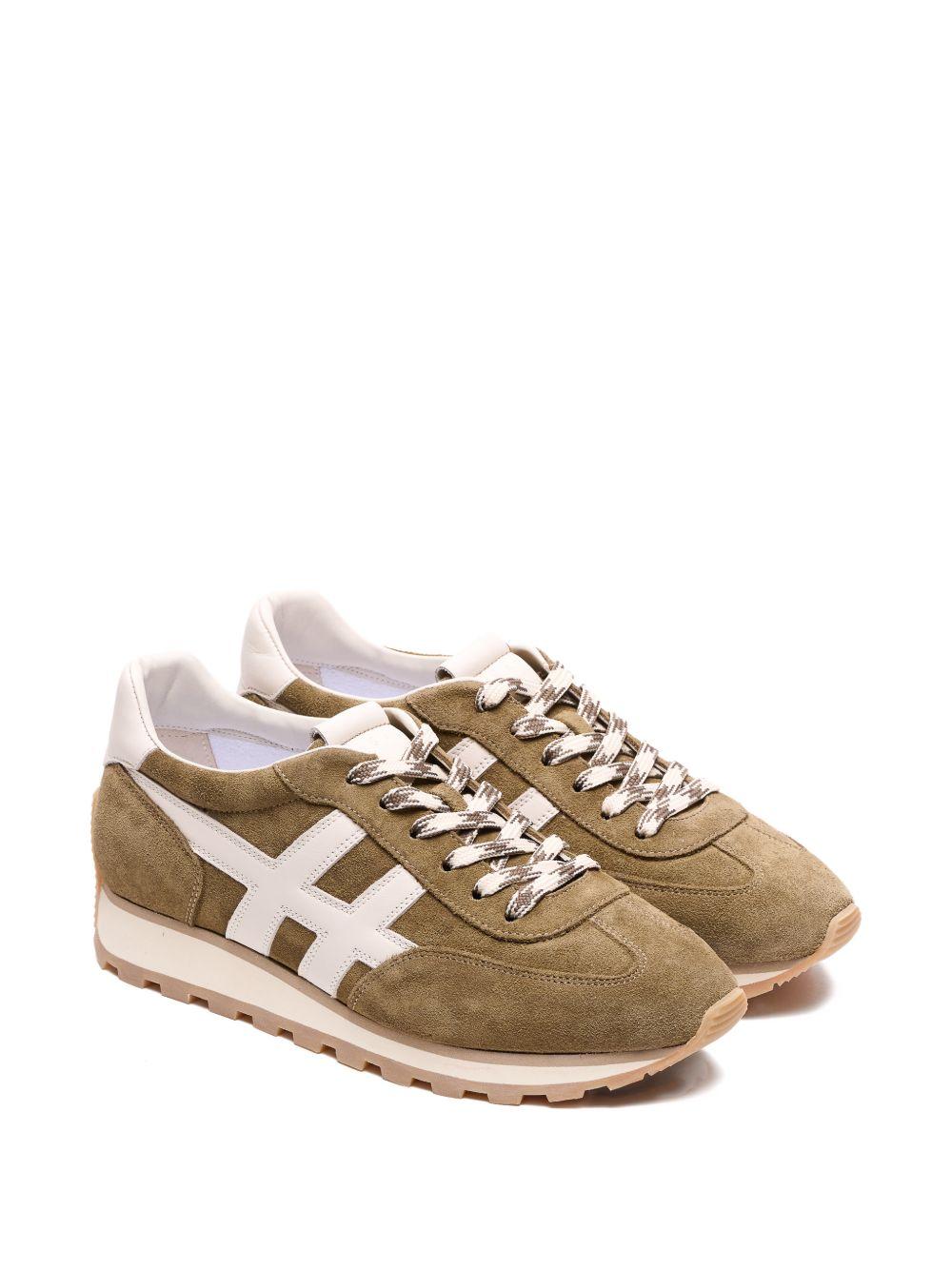 HOGAN Sneakers H701 in camoscio marrone