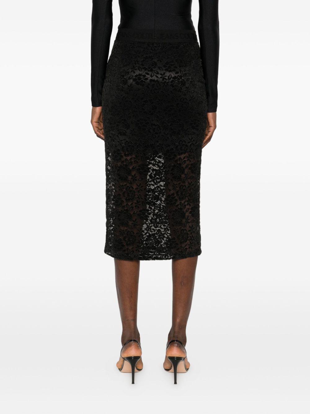 VERSACE JEANS COUTURE Gonna a matita in pizzo