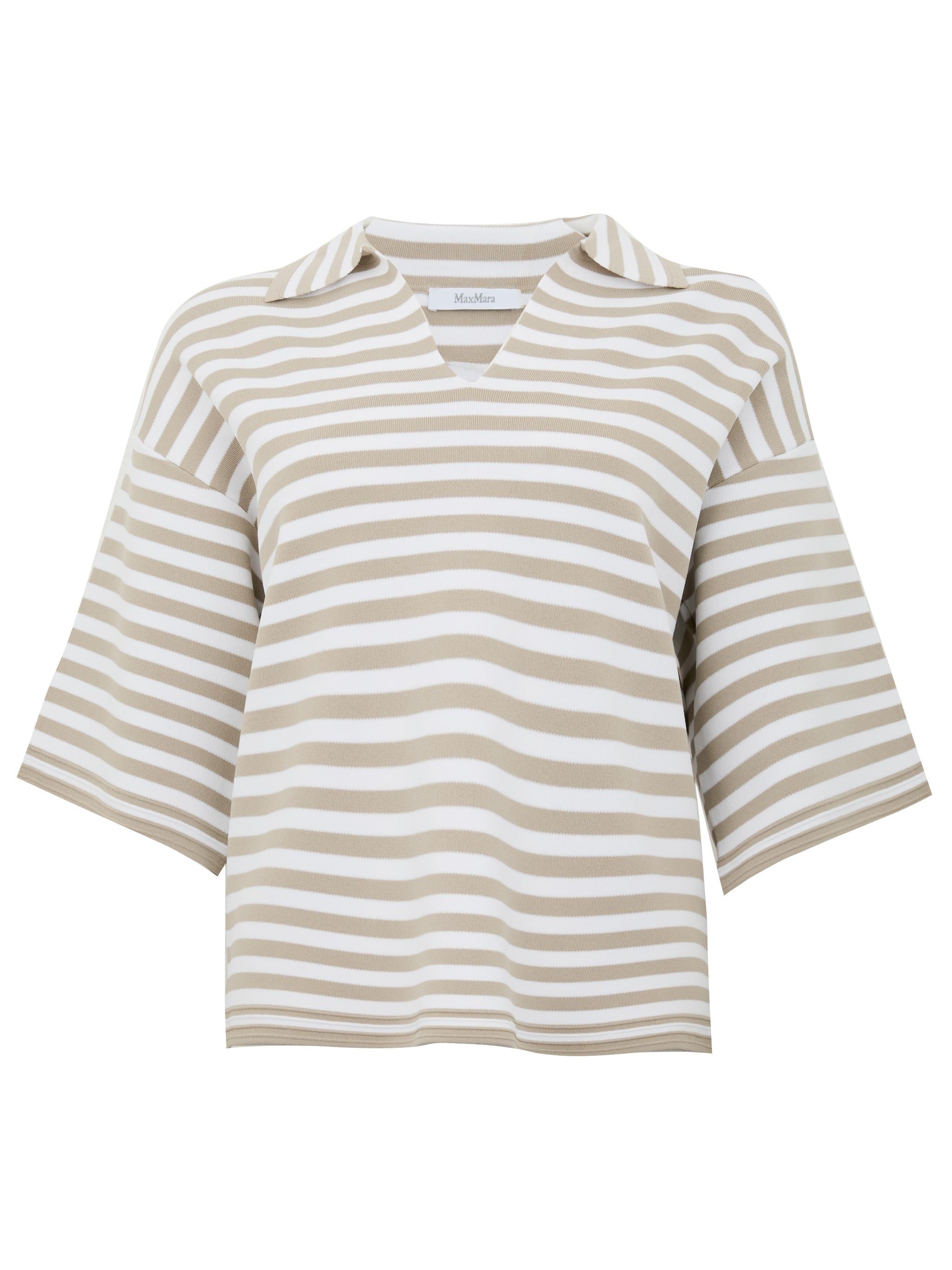 MAX MARA T-shirt a righe Dolce con maniche a 3/4