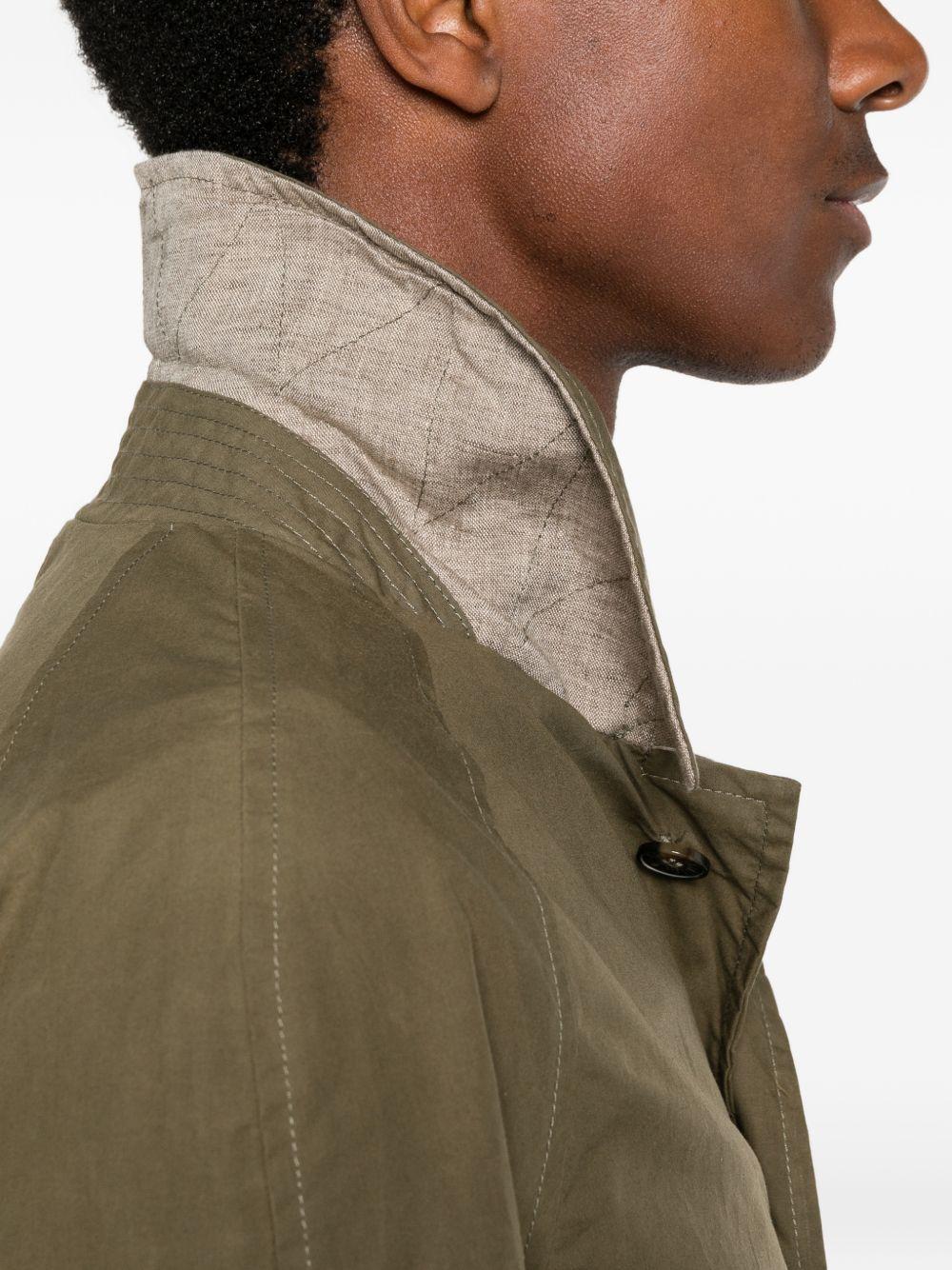 L IMPERMEABILE Trench impermeabile New Dean Wax Coat marrone