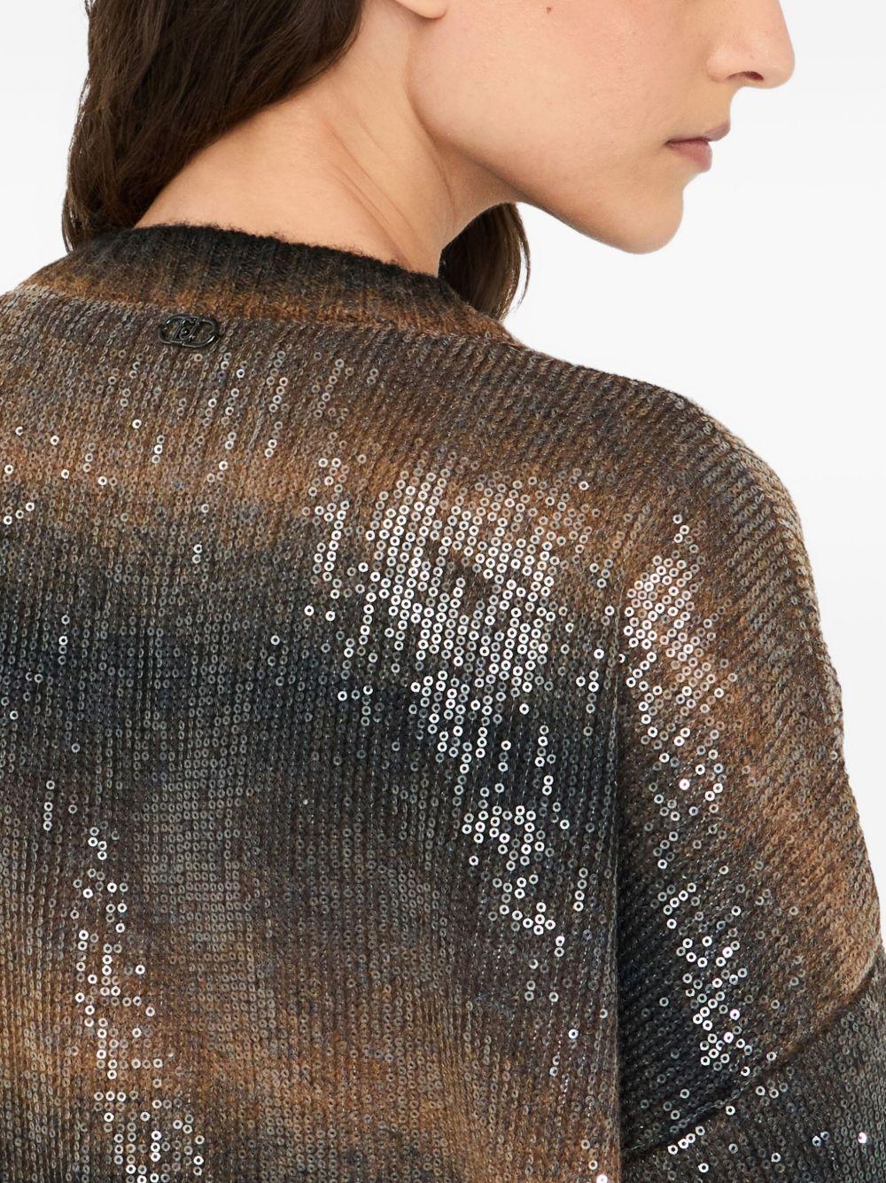 LIUJO Cardigan con dettagli di paillettes