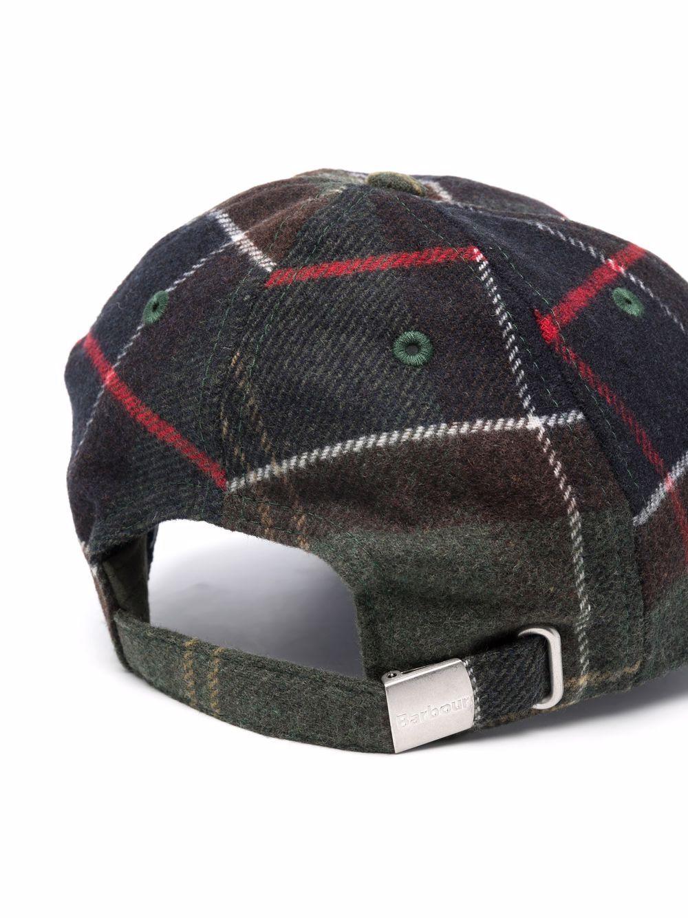 BARBOUR Cappello da baseball tartan