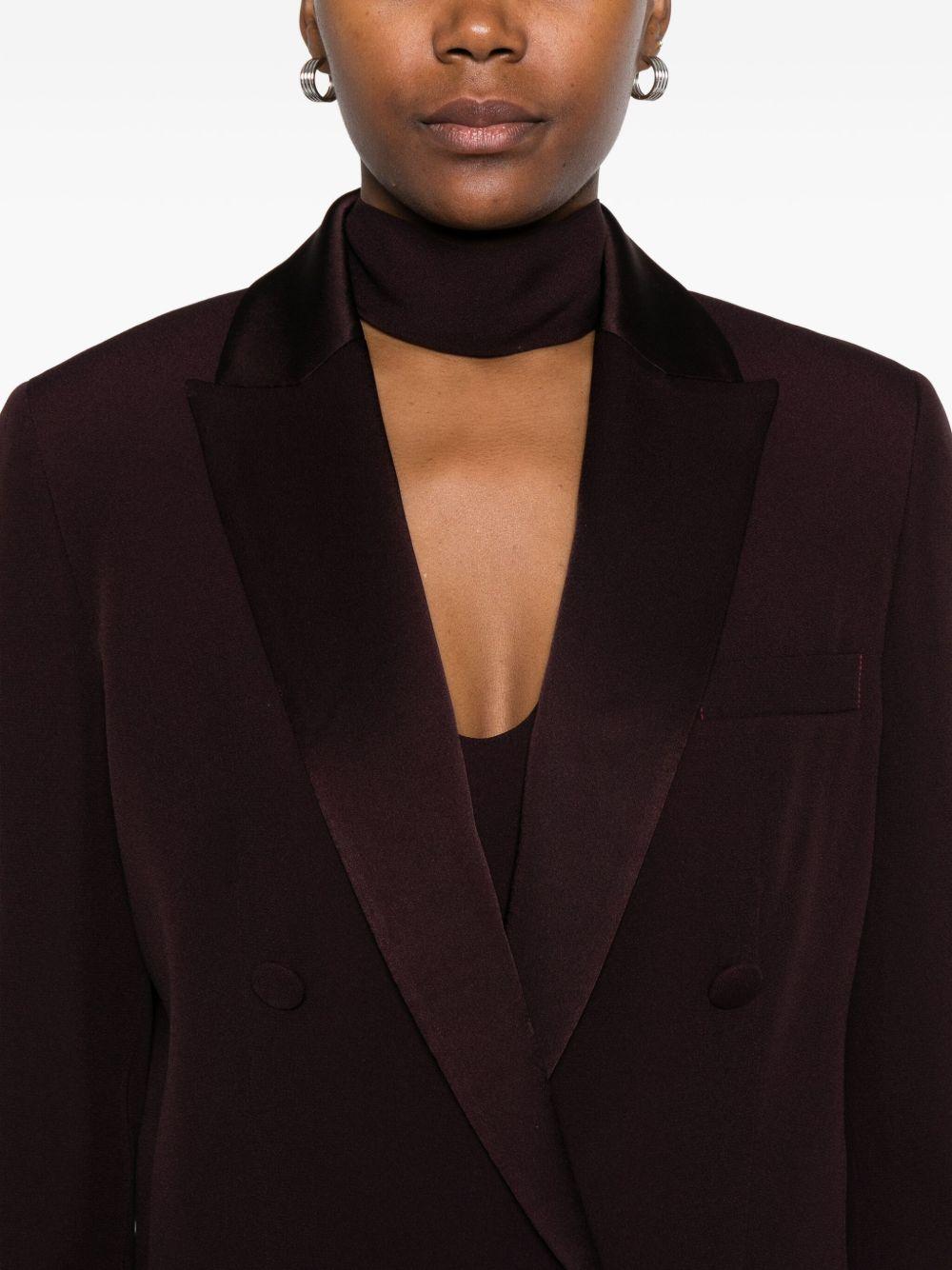 RAQUEL DINIZ Blazer doppiopetto bordeaux