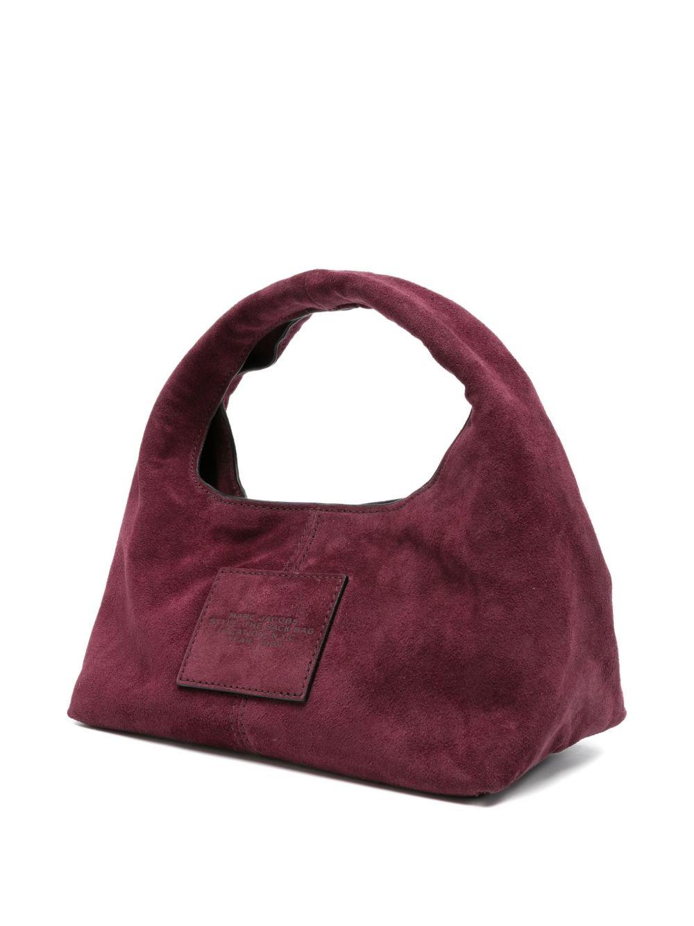 MARC JACOBS Borsa 'Mini Sack bag' in camoscio bordeaux
