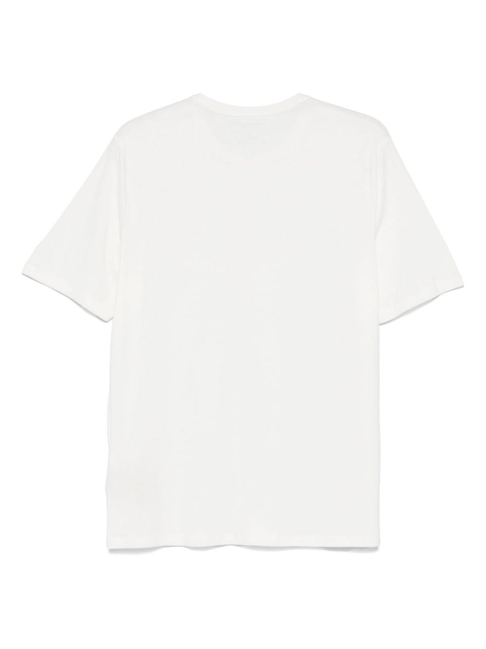 MAJESTIC FILATURES T-shirt bianca girocollo