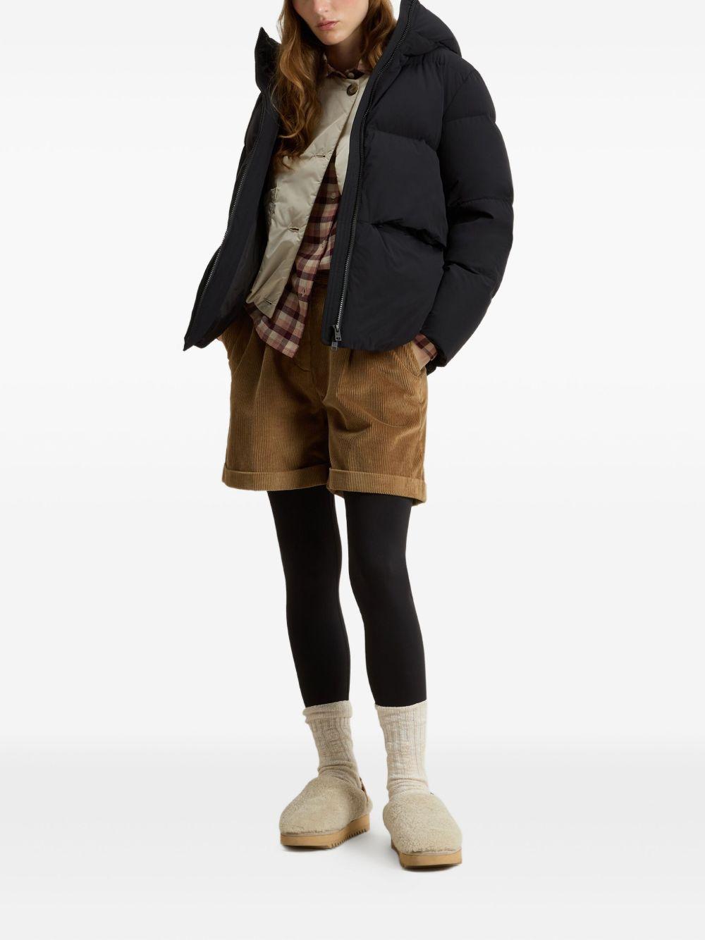 WOOLRICH Piumino corto con cappuccio