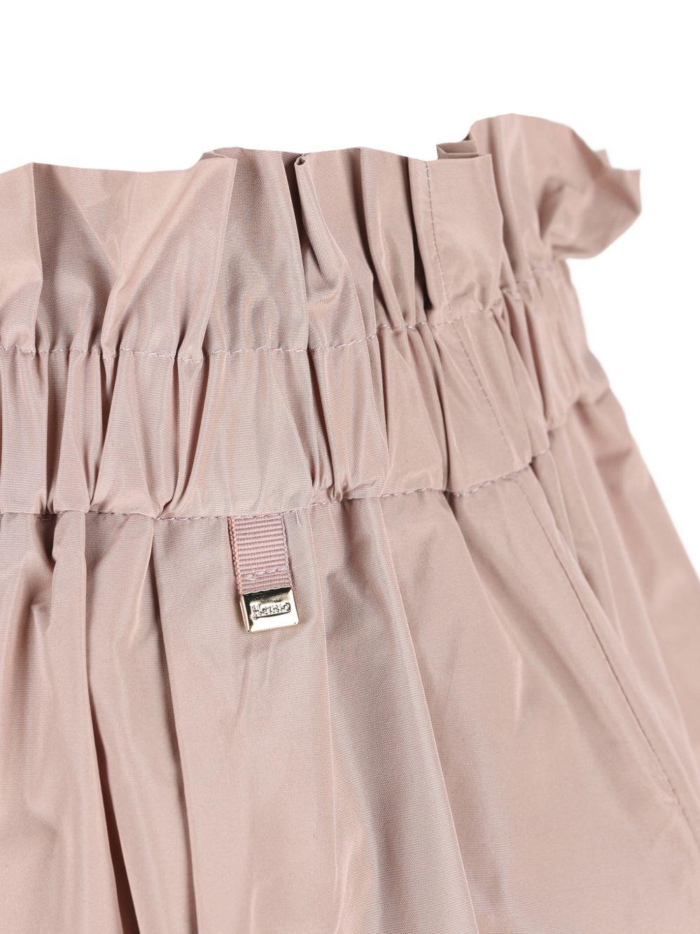 HERNO Gonna lunga increspata rosa