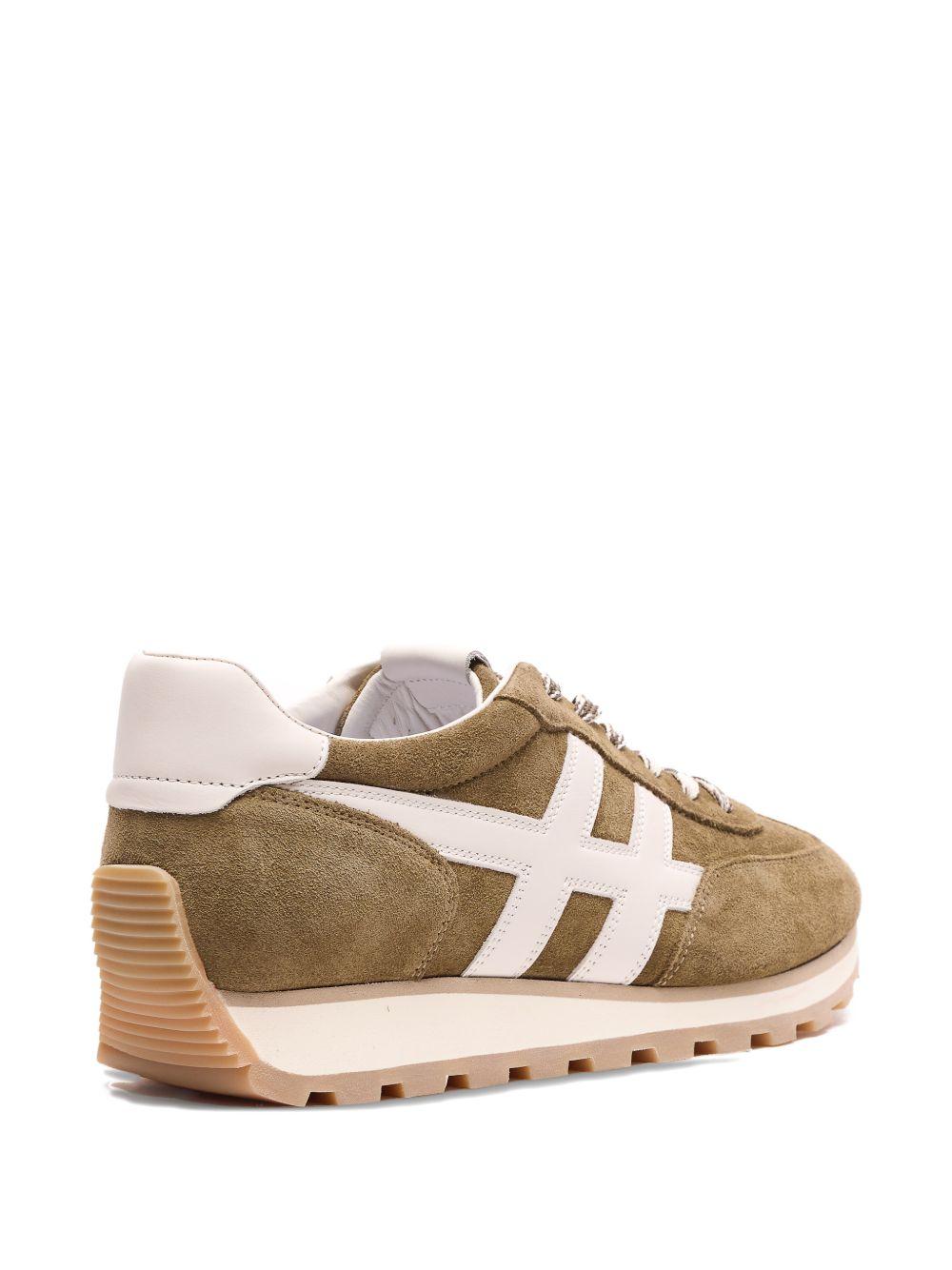 HOGAN Sneakers H701 in camoscio marrone