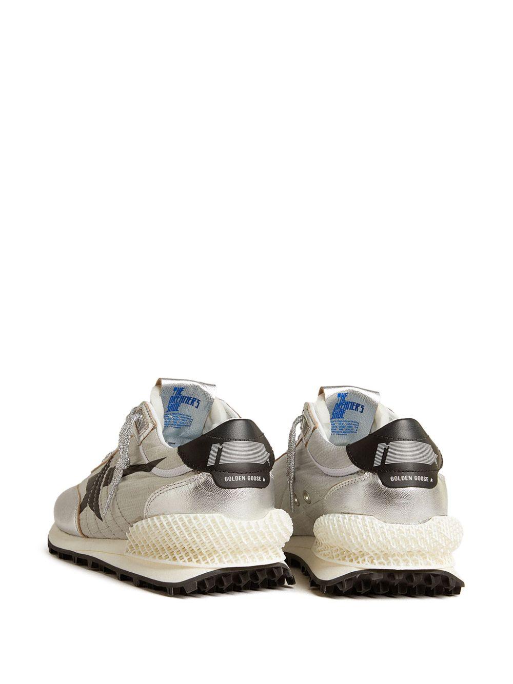 GOLDEN GOOSE Sneakers in pelle argentata