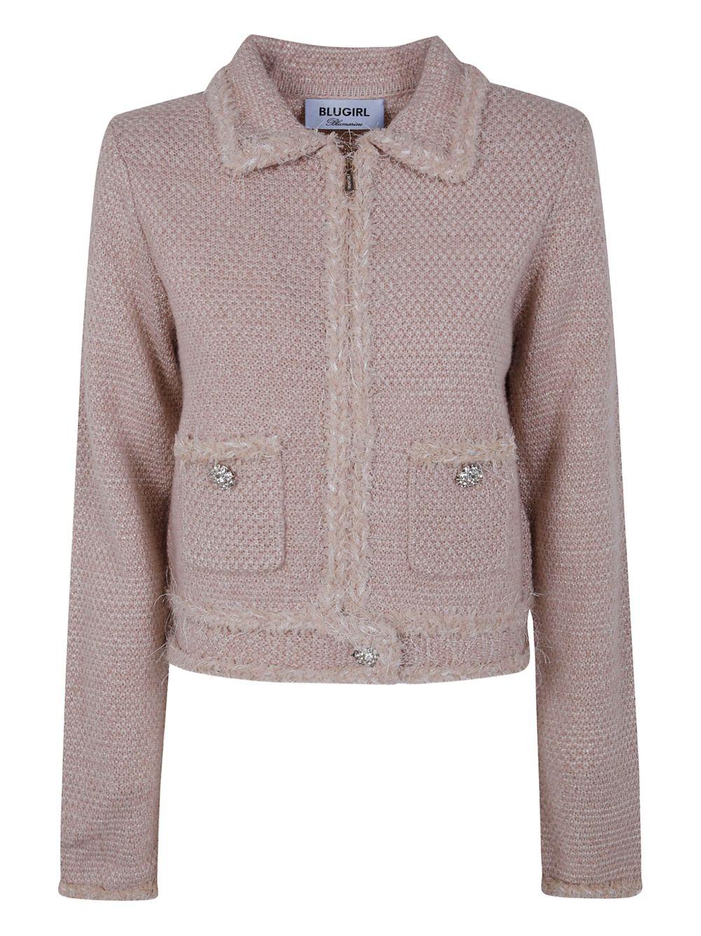 BLUGIRL Cardigan in tweed rosa