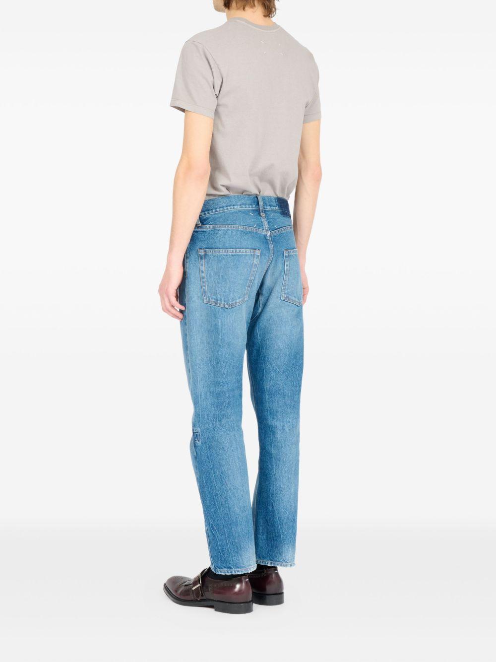 MAISON MARGIELA Jeans blu denim a gamba affusolata