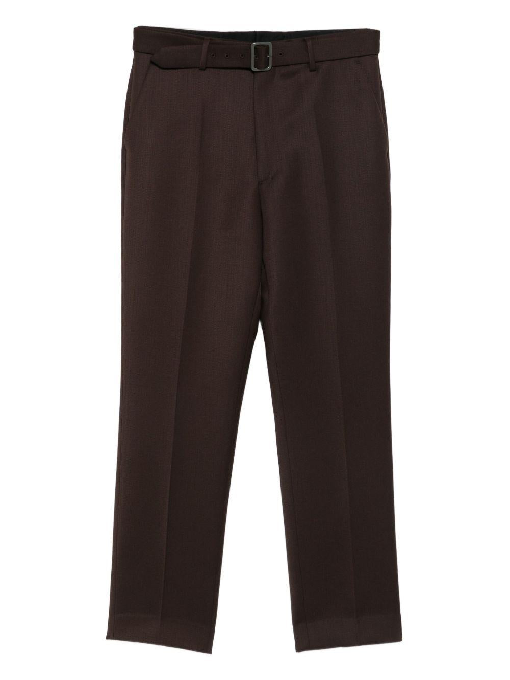 MM6 MAISON MARGIELA Pantaloni vita alta con cintura coordinata