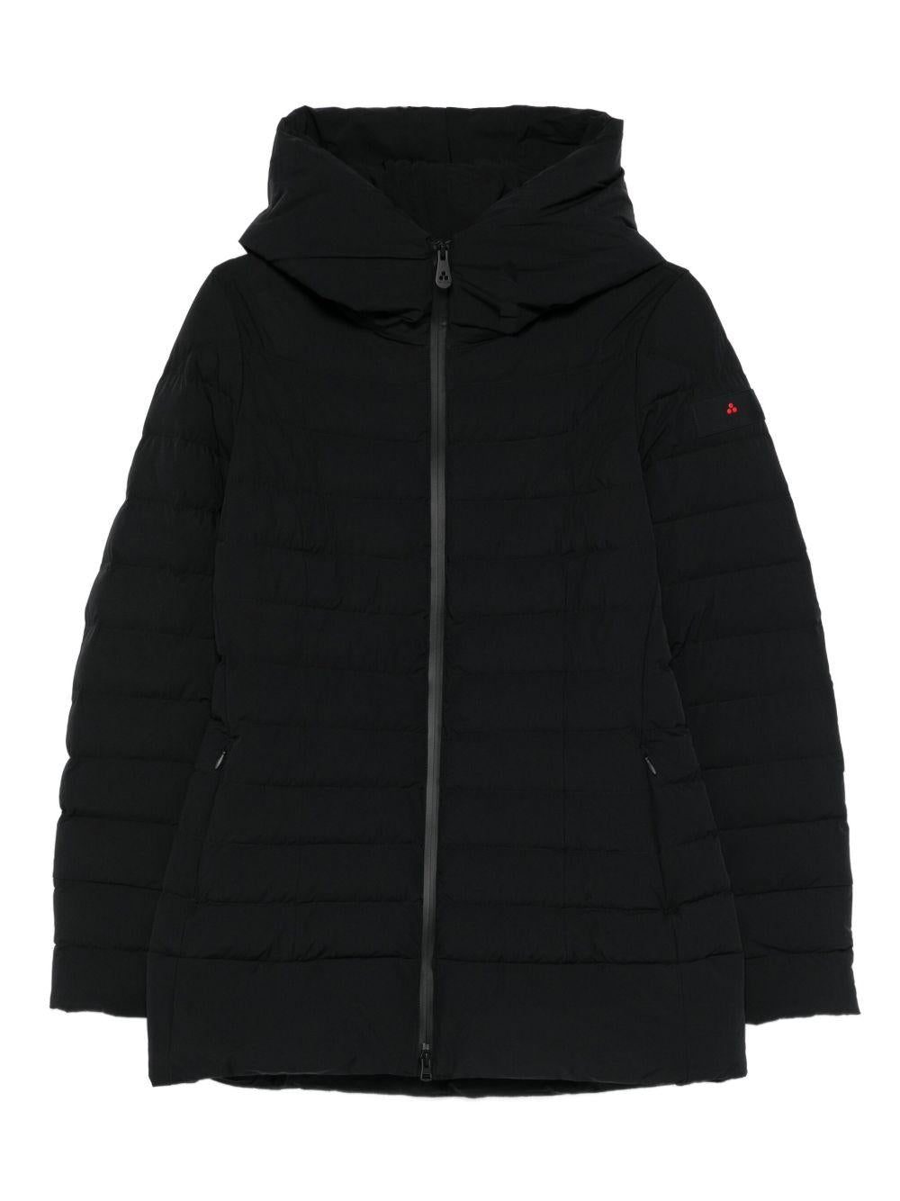 PEUTEREY Piumino lungo 'Campbell' nero