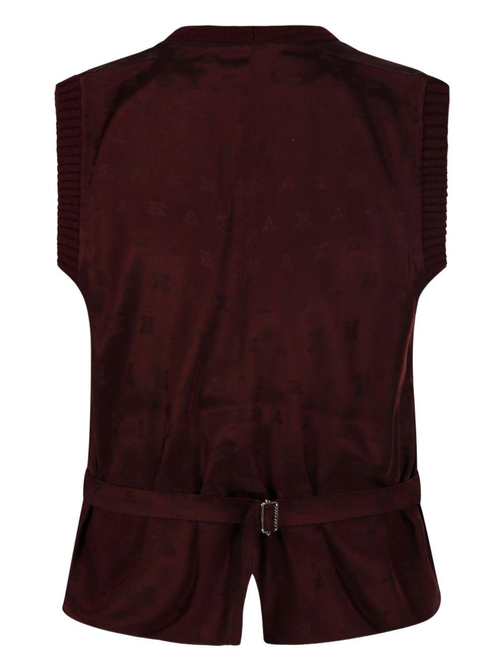 MAX MARA Gilet in maglia 'Madre'