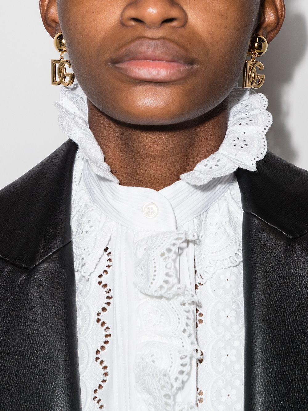 DOLCE e GABBANA Orecchini a clips con logo DG