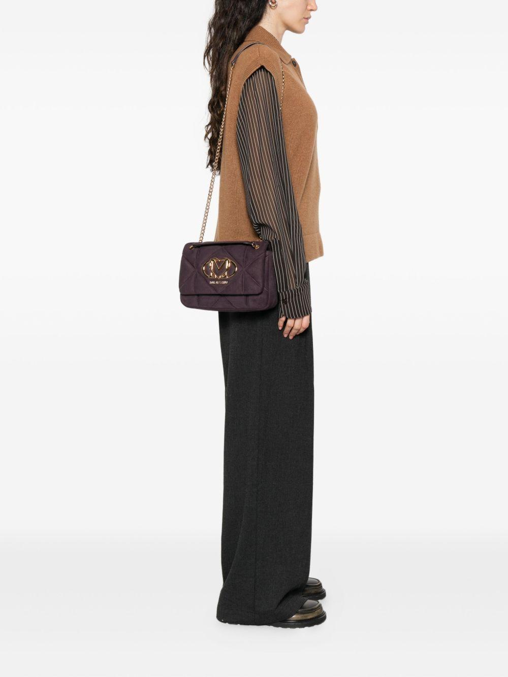 LOVE MOSCHINO Borsa a tracolla matelassé viola