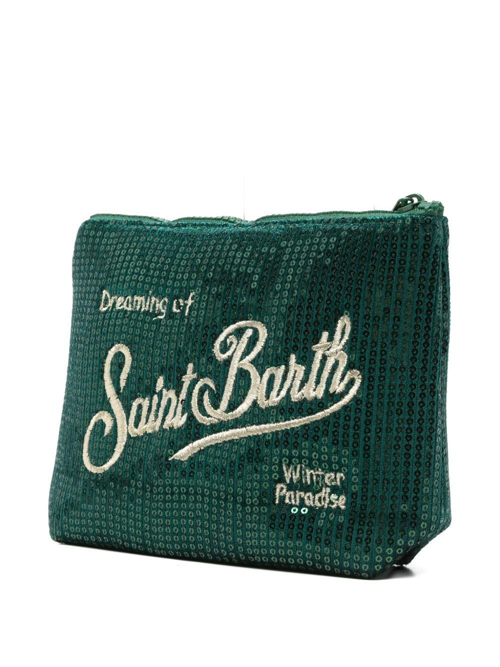 MC2 SAINT BARTH Pochette 'Aline Velvet Paillettes'
