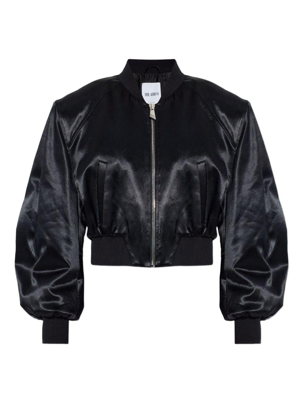 THE ATTICO Giacca bomber nero