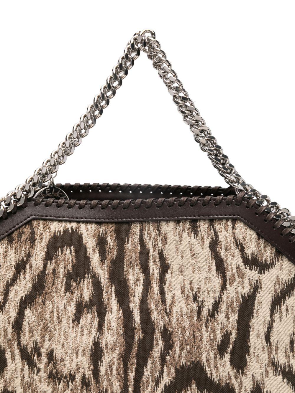 STELLA MCCARTNEY Borsa a spalla Falabella animalier con catena