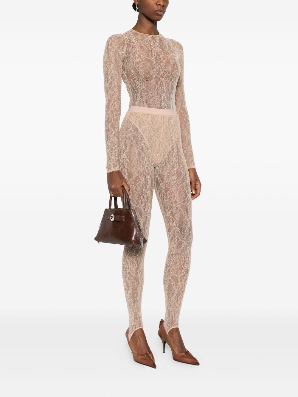 COPERNI Borsa mini Data in pelle di vitello marrone