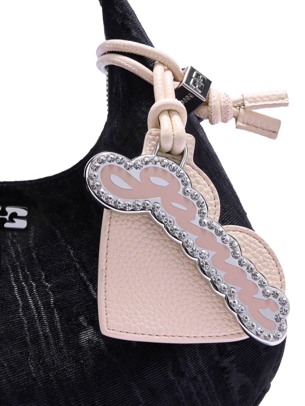 GANNI Protachiavi rosa con cuore