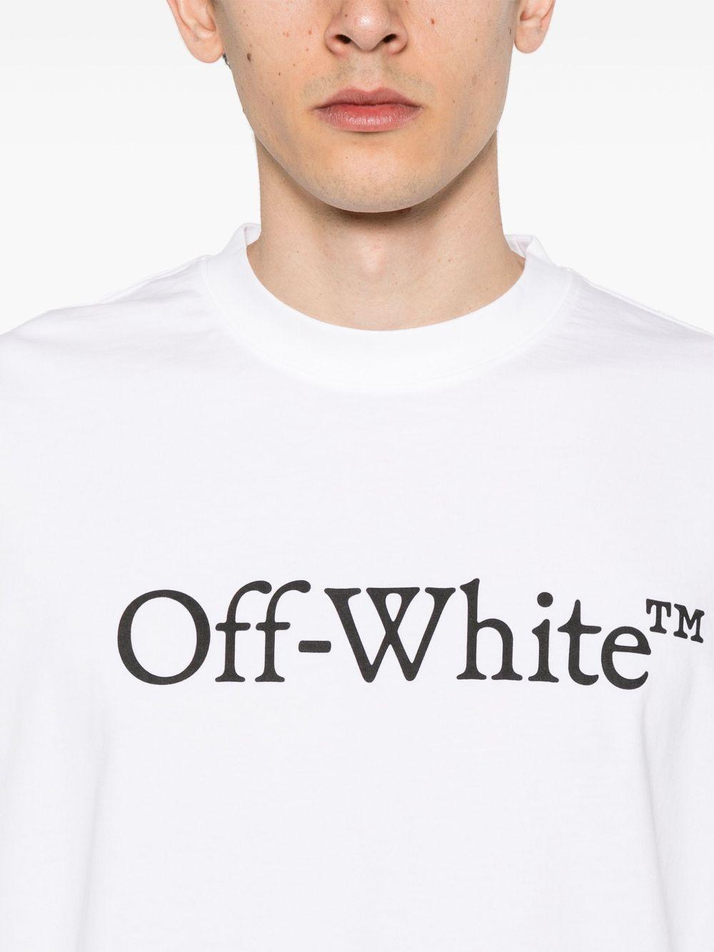 OFF WHITE T-shirt girocollo con logo