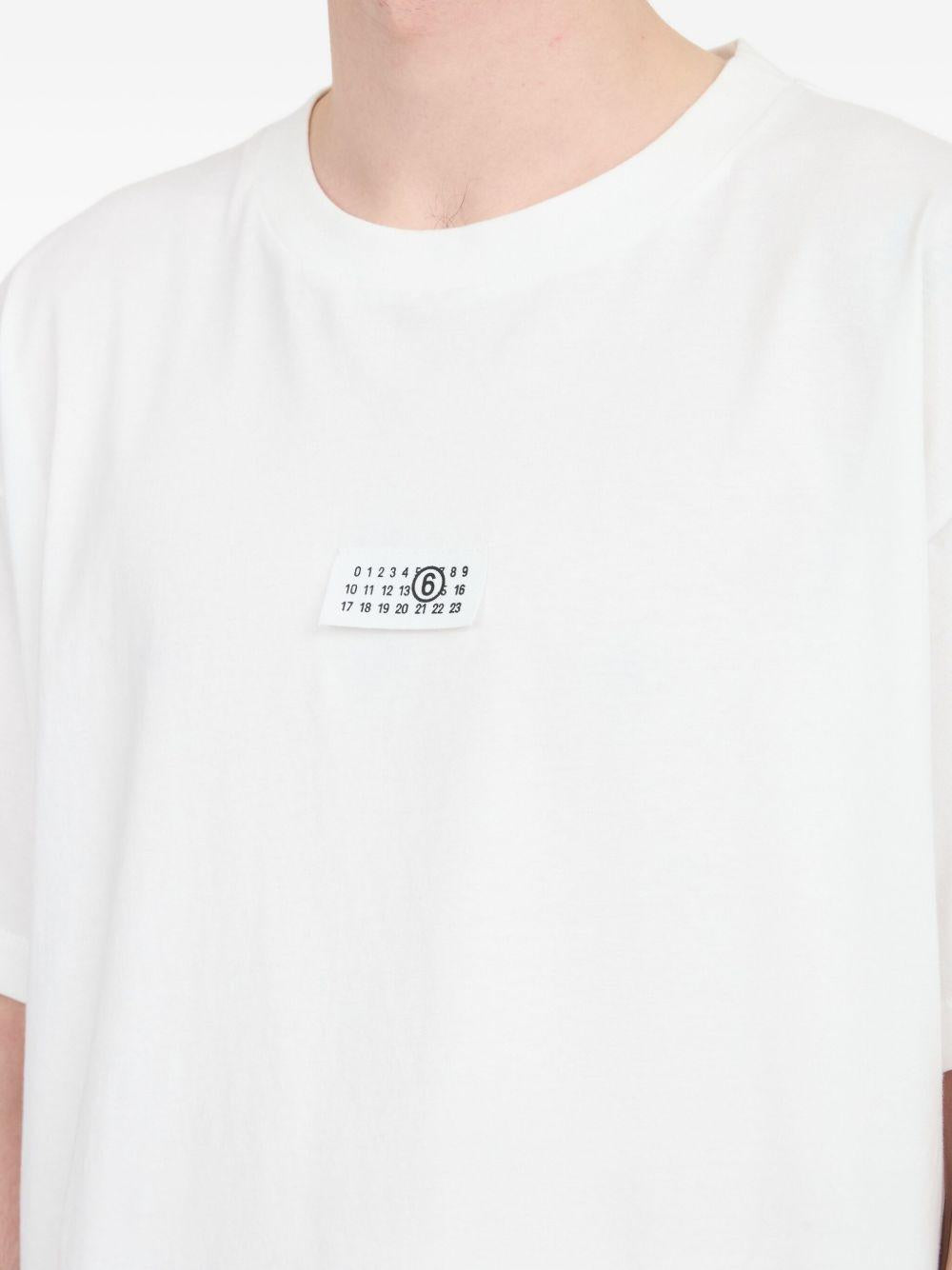 MM6 MAISON MARGIELA T-shirt girocollo con applicazione