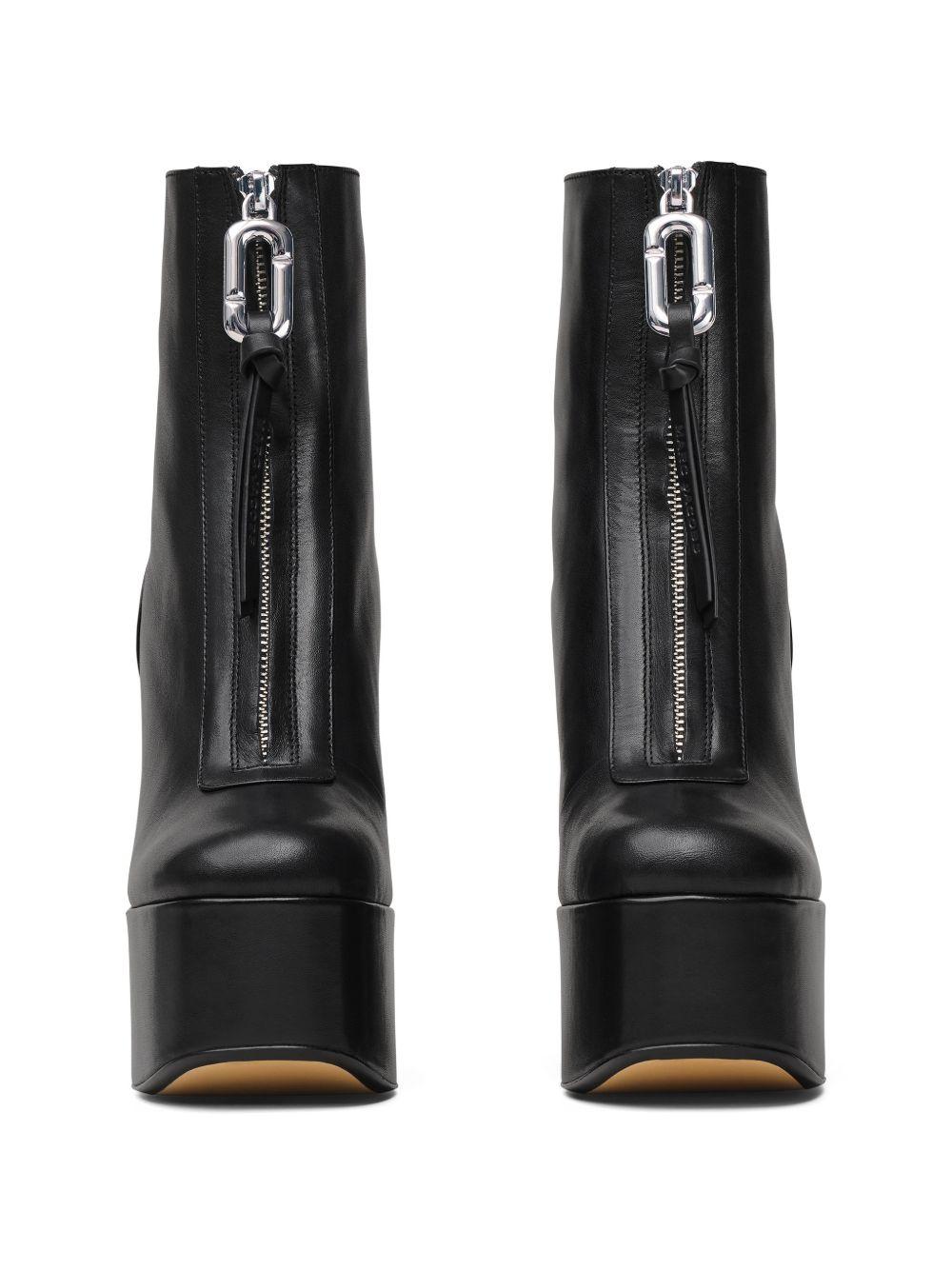 MARC JACOBS Ankle boots The Gigi in pelle nera