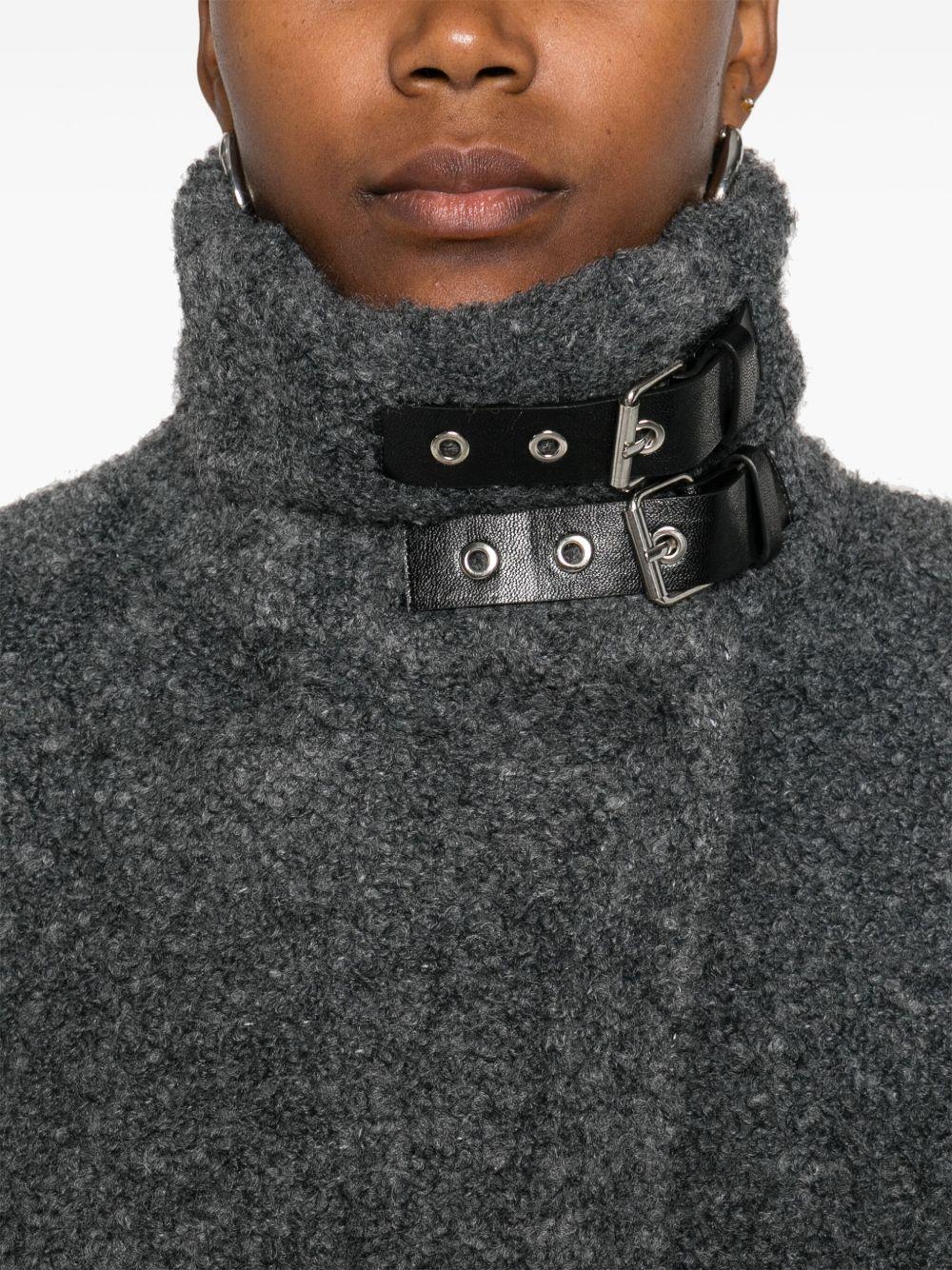 LIUJO Cappotto grigio misto lana