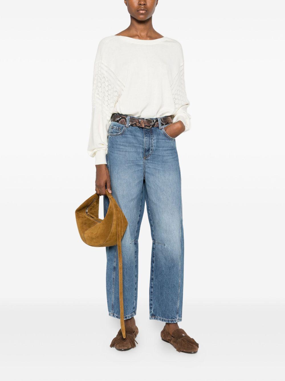 STAFF Jeans denim Rosa in cotone blu