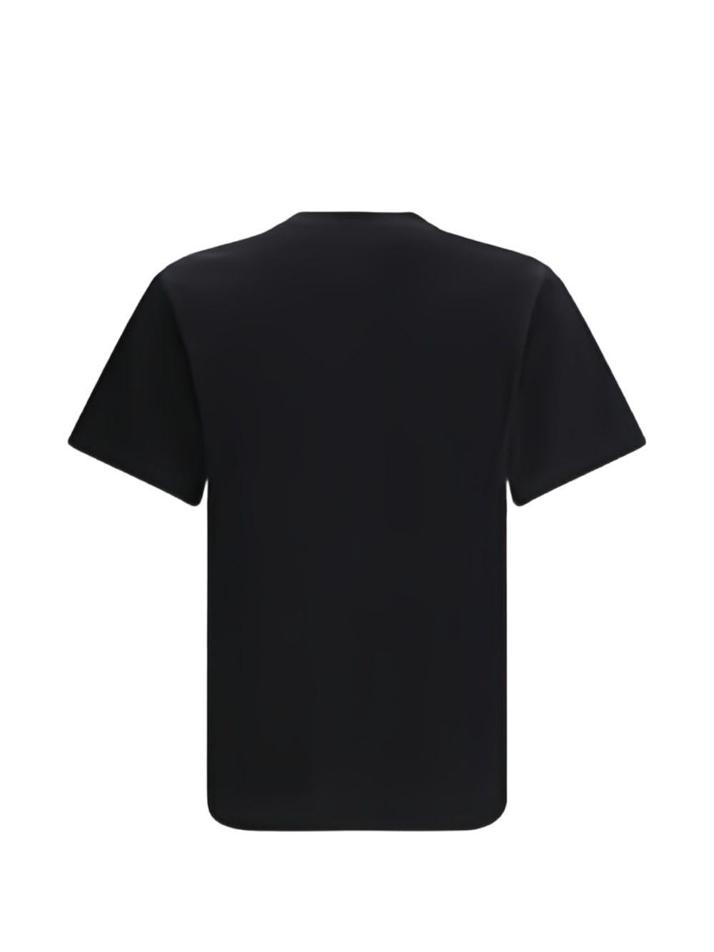 THE NORTH FACE T-shirt girocollo a maniche corte nera con logo bianco
