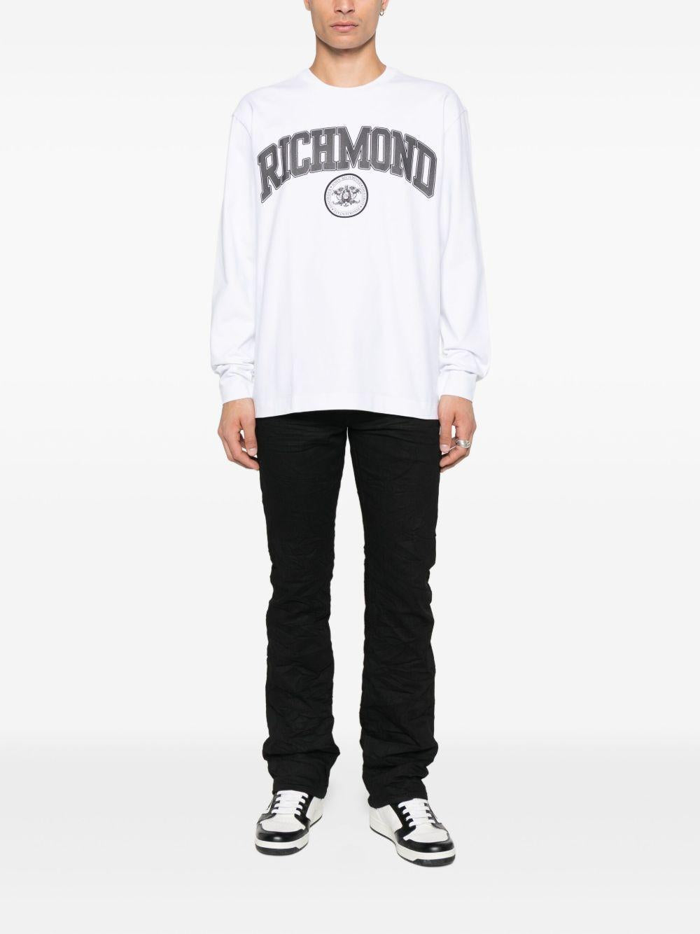 JOHN RICHMOND T-shirt a maniche lunghe con logo