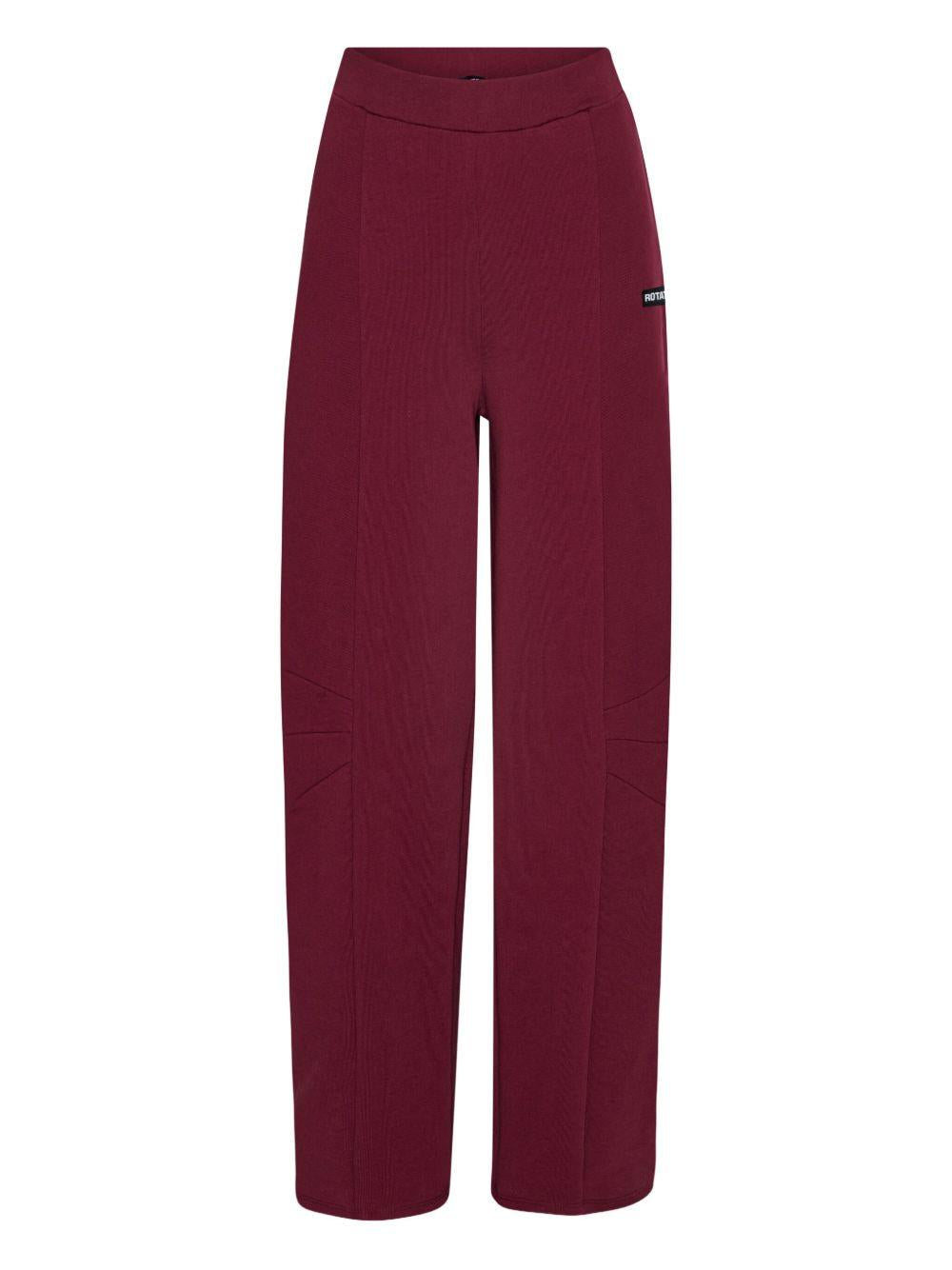 ROTATE Pantaloni sportivi tuta burgundy