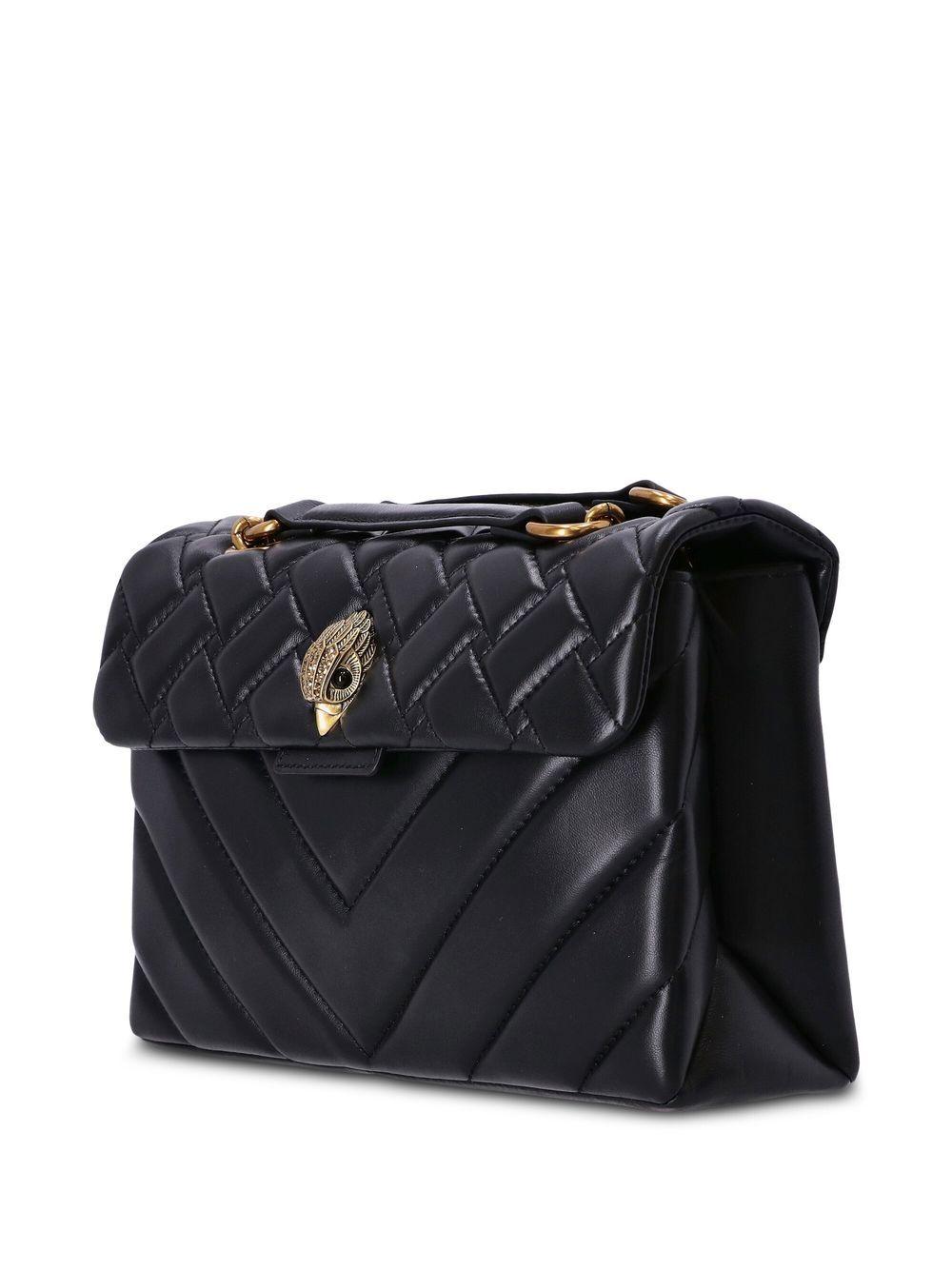 KURT GEIGER Borsa a spalla Kensington in pelle nera