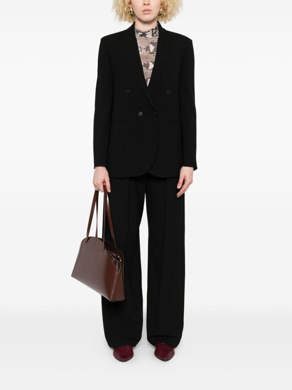 FORTE FORTE Pantaloni sartoriali neri