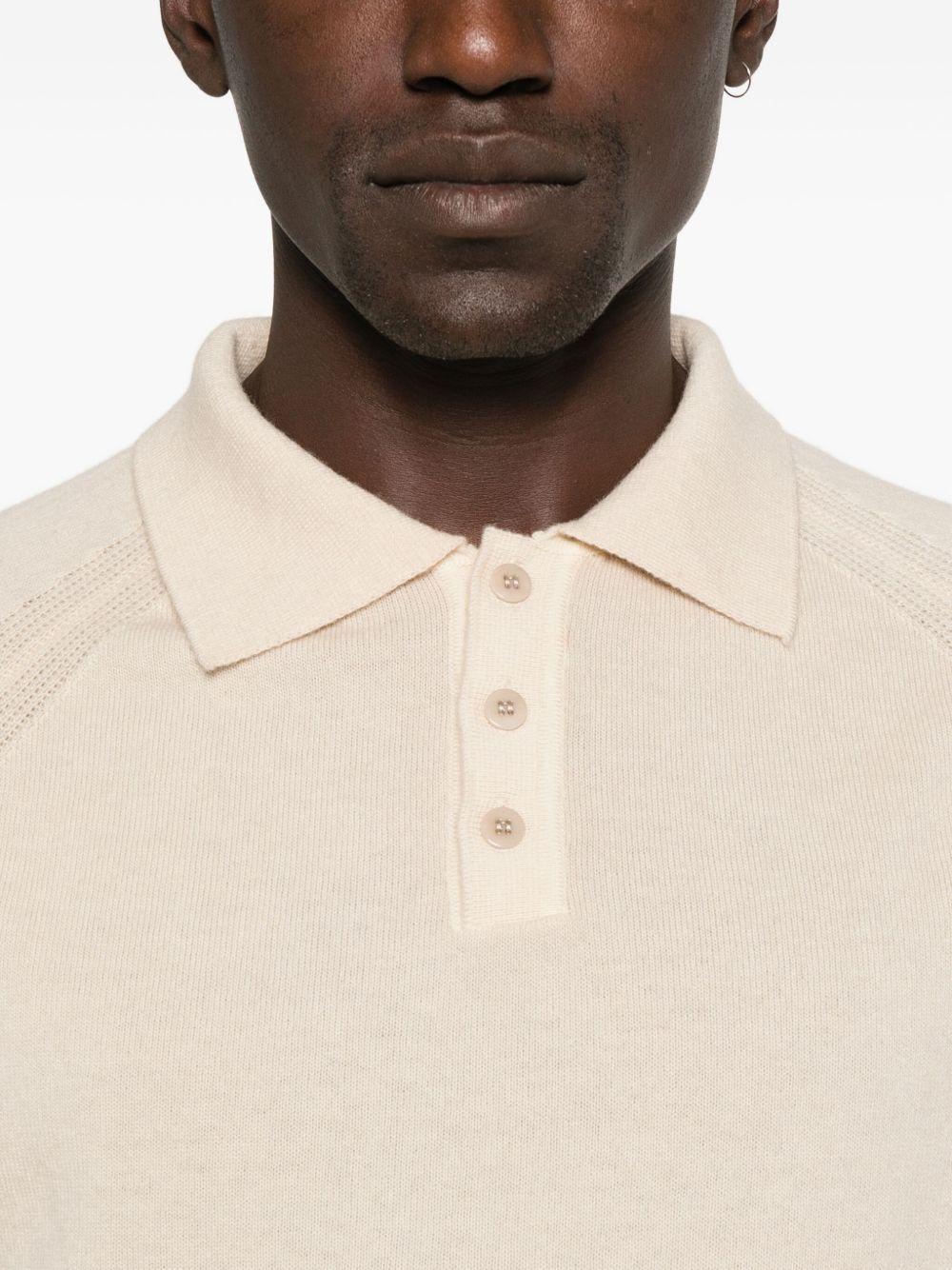 DANIELE FIESOLI Maglia beige in lana cashmere