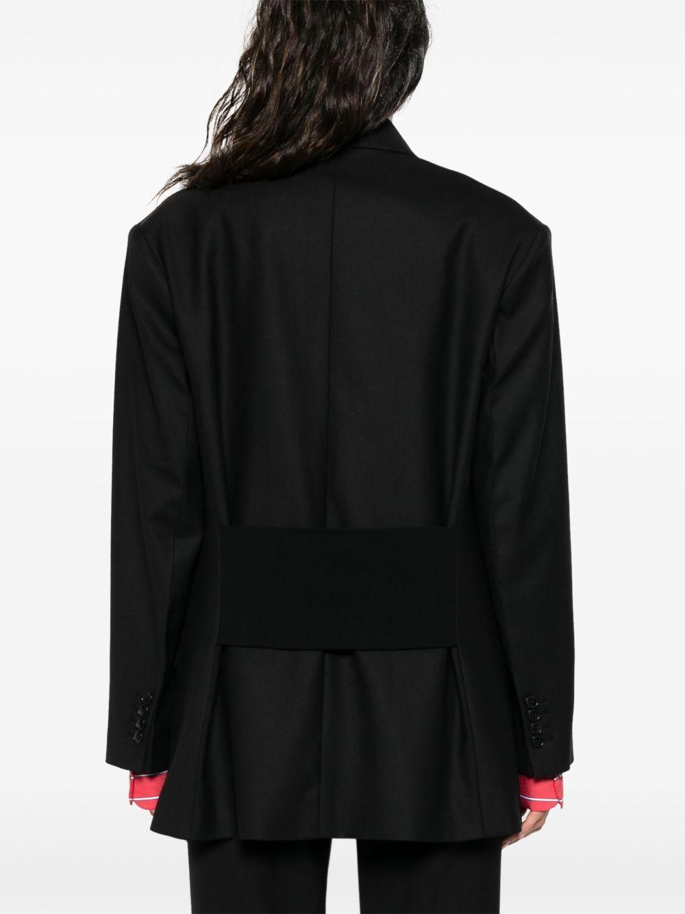VICTORIA BECKHAM Blazer doppiopetto nero