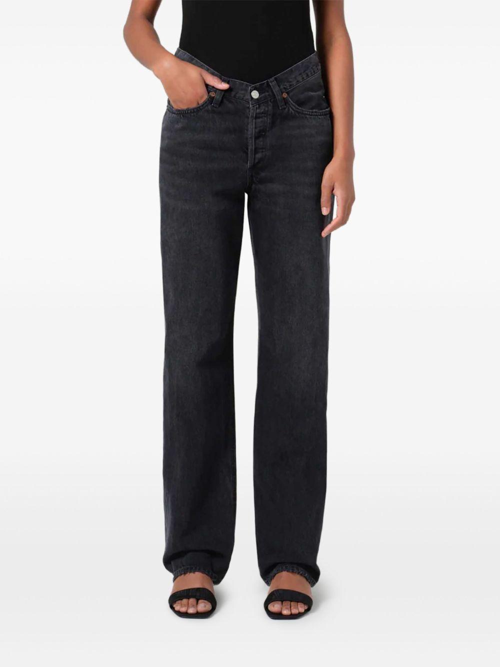 AGOLDE Jeans grigio antracite Kelly