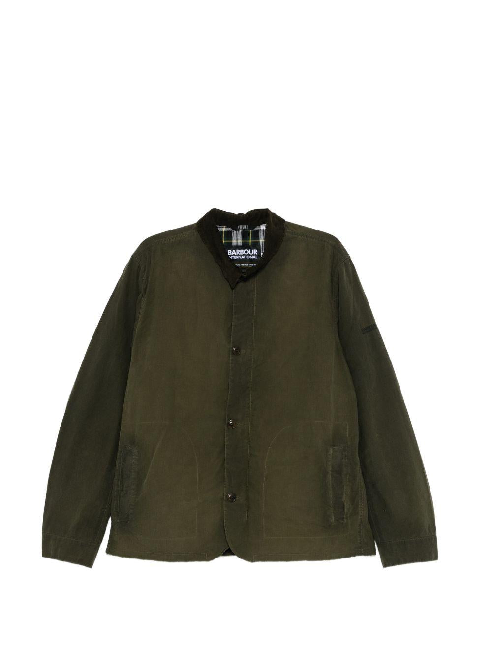 BARBOUR Giacca cerata Troon Washed in tessuto cerato lavato