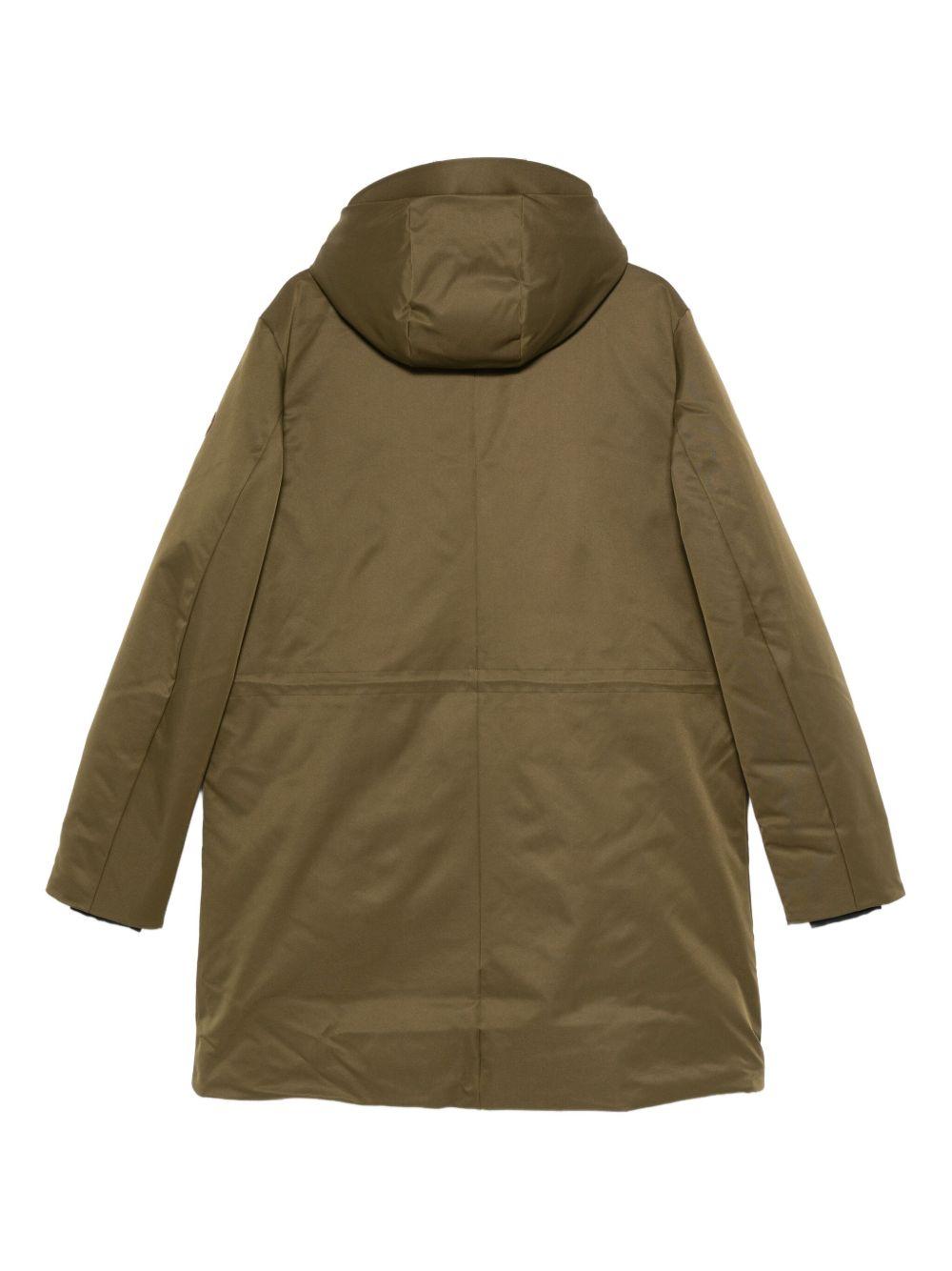 SAVE THE DUCK Parka verde con cappuccio