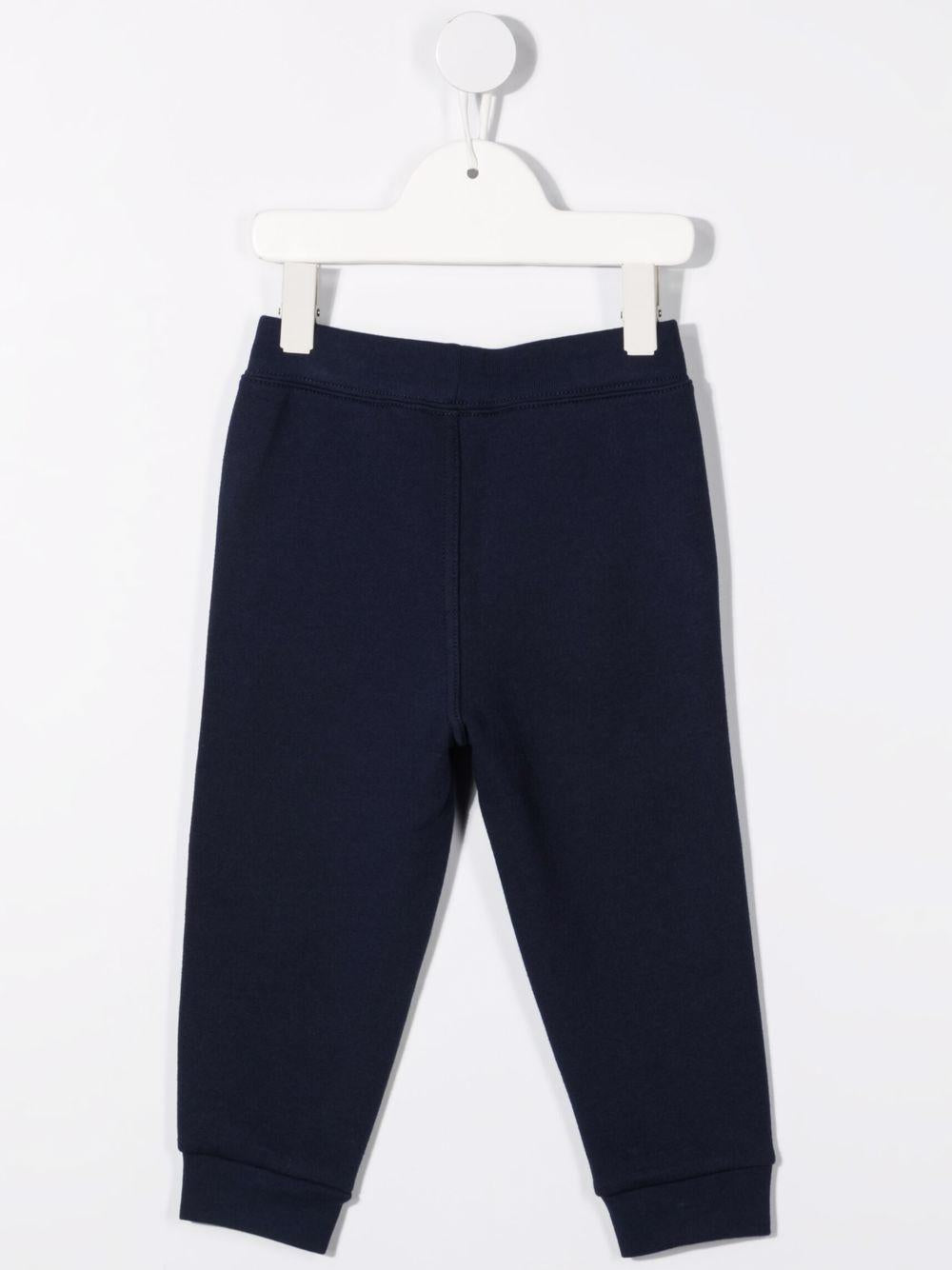 POLO RALPH LAUREN Pantaloni sportivi blu con logo
