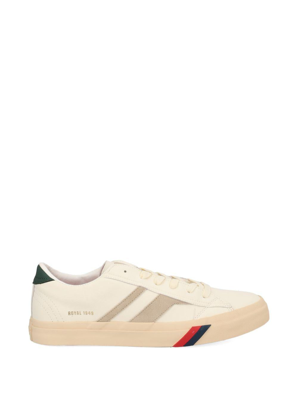 PROKEDS 1949 Sneakers Royal Classic bianche con dettagli a righe