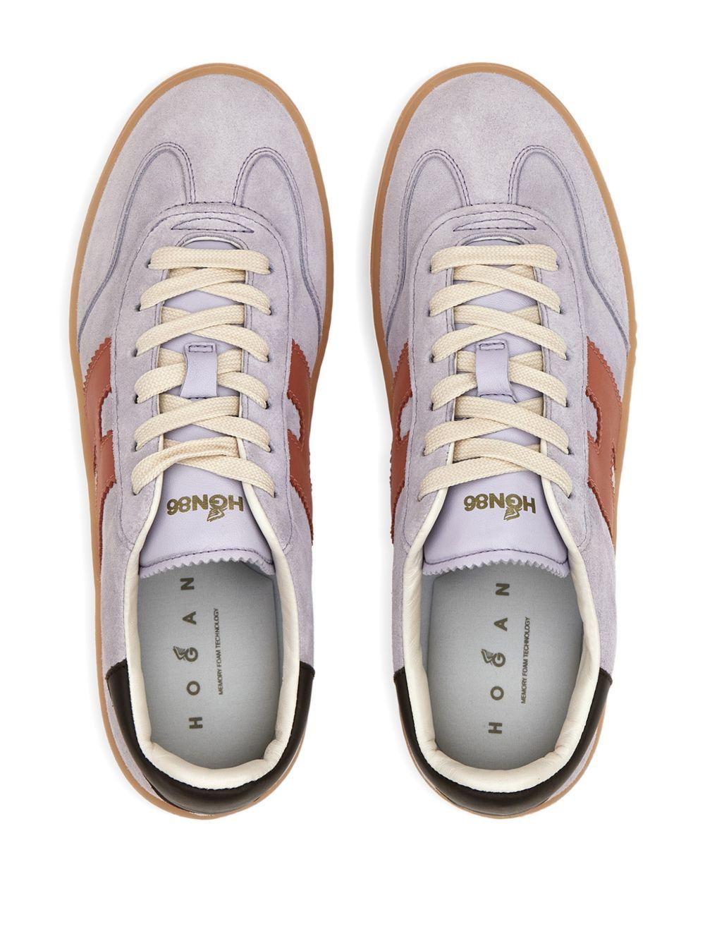 HOGAN Sneakers in pelle viola