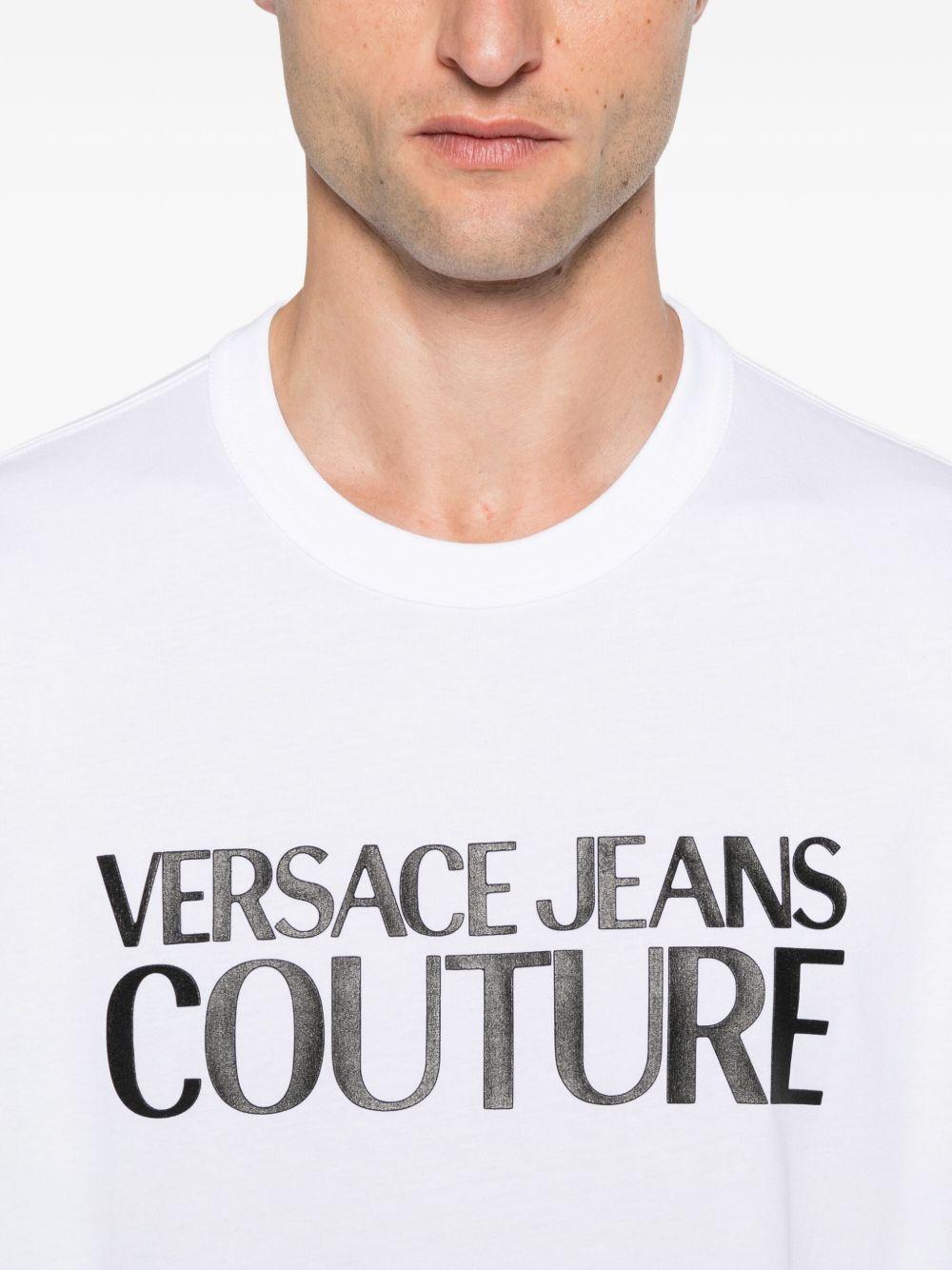 VERSACE JEANS COUTURE T-shirt girocollo con stampa