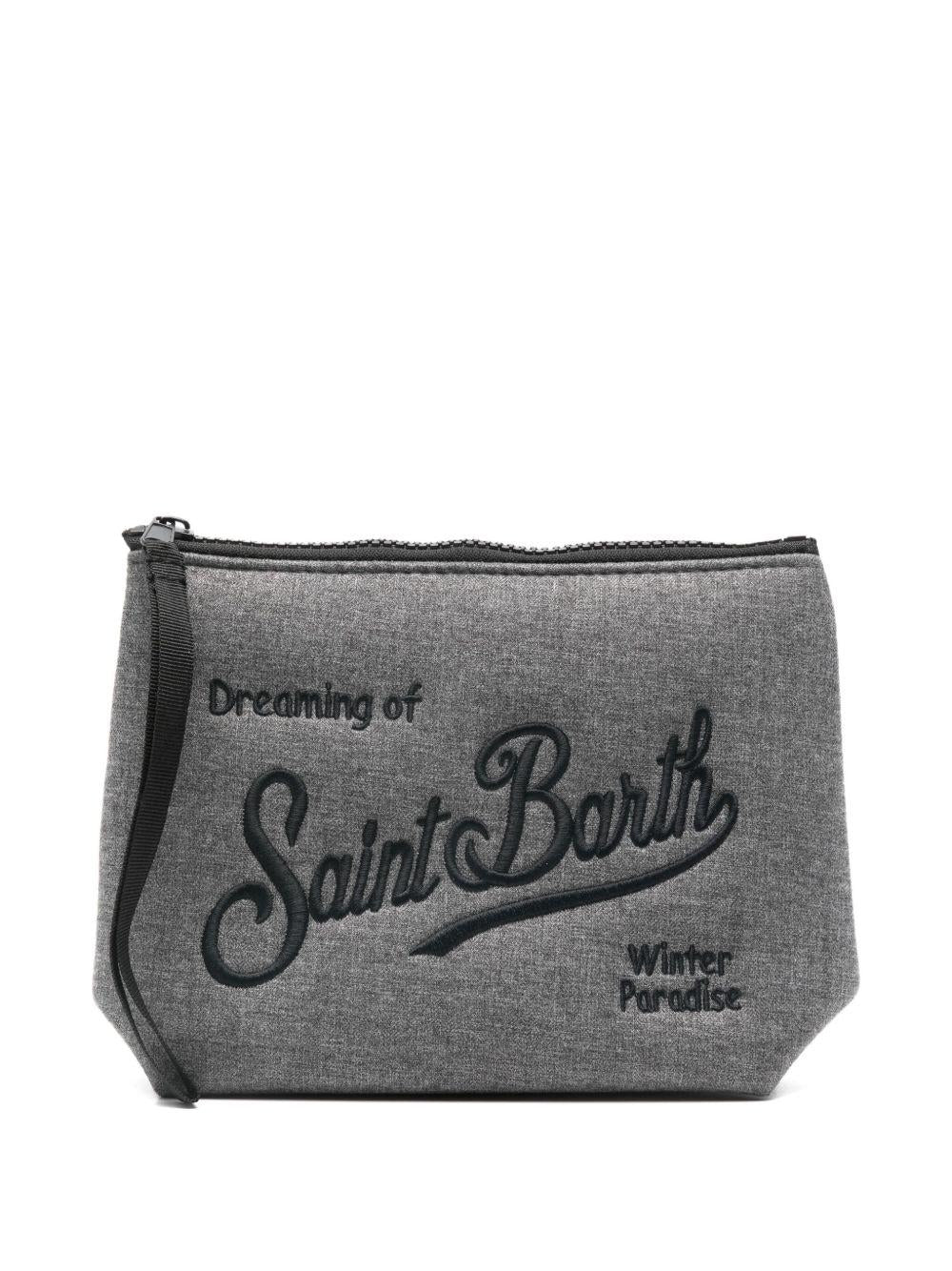 MC2 SAINT BARTH Pochette Aline Flannel grigia