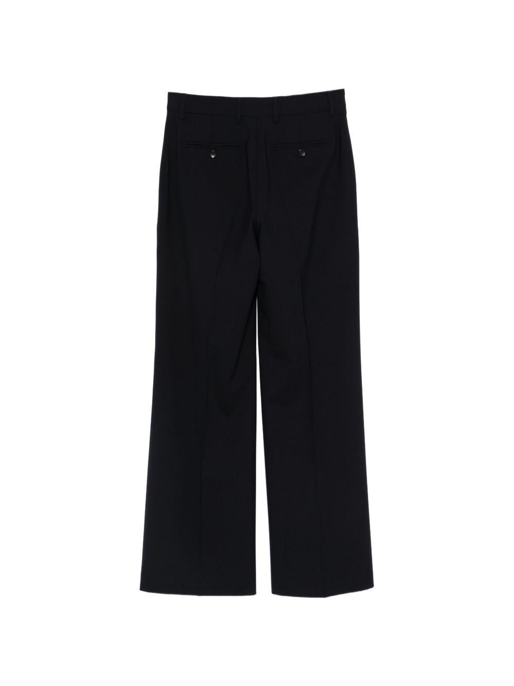 SEVENTY Pantaloni svasati in lana blu