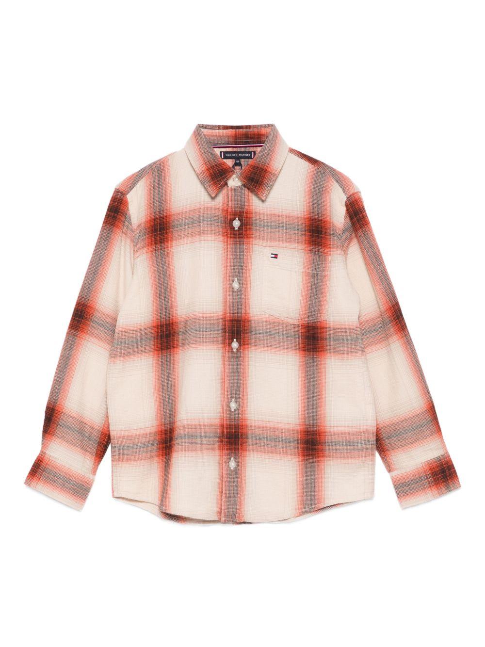 TOMMY HILFIGER Camicia a quadri a maniche lunghe