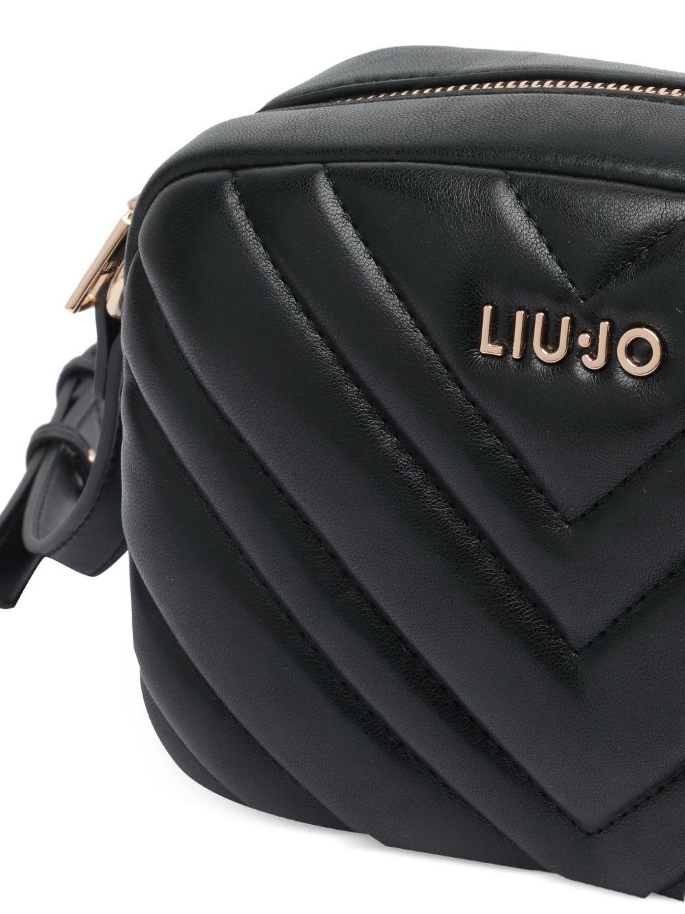 LIUJO Borsa a tracolla nera trapuntata