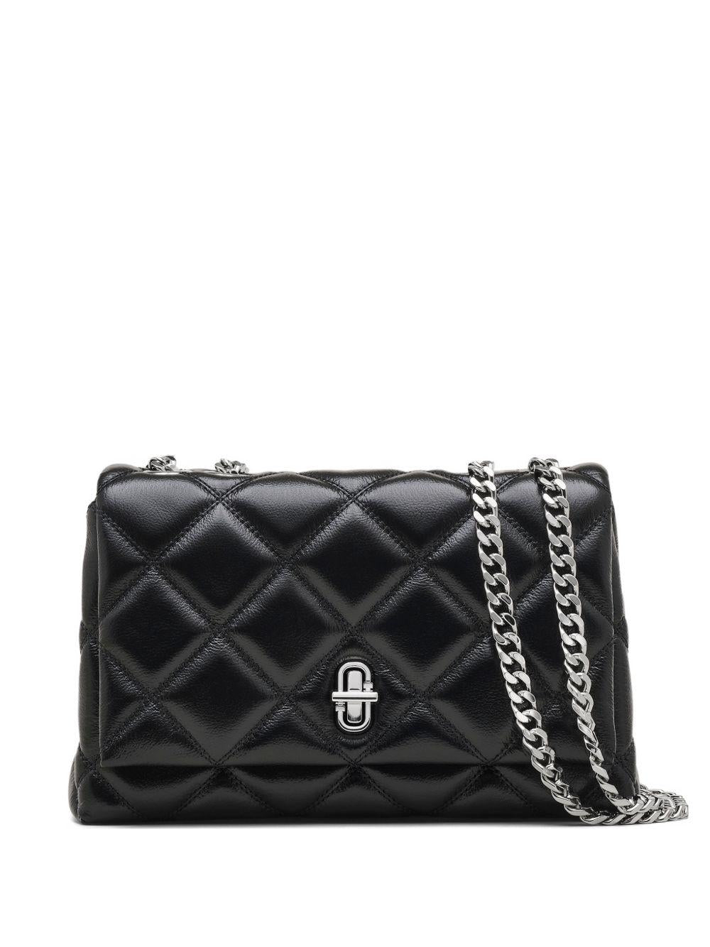 MARC JACOBS Borsa Slim Dual in pelle nera