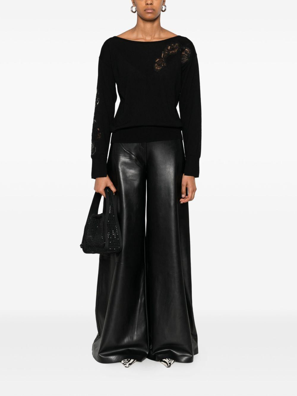 BLUGIRL Maglione con decorazione in pizzo